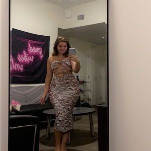 Princess Polly long brown skirt